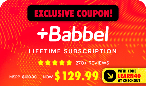 Babbel Language Learning: Lifetime Subscription (All Languages)