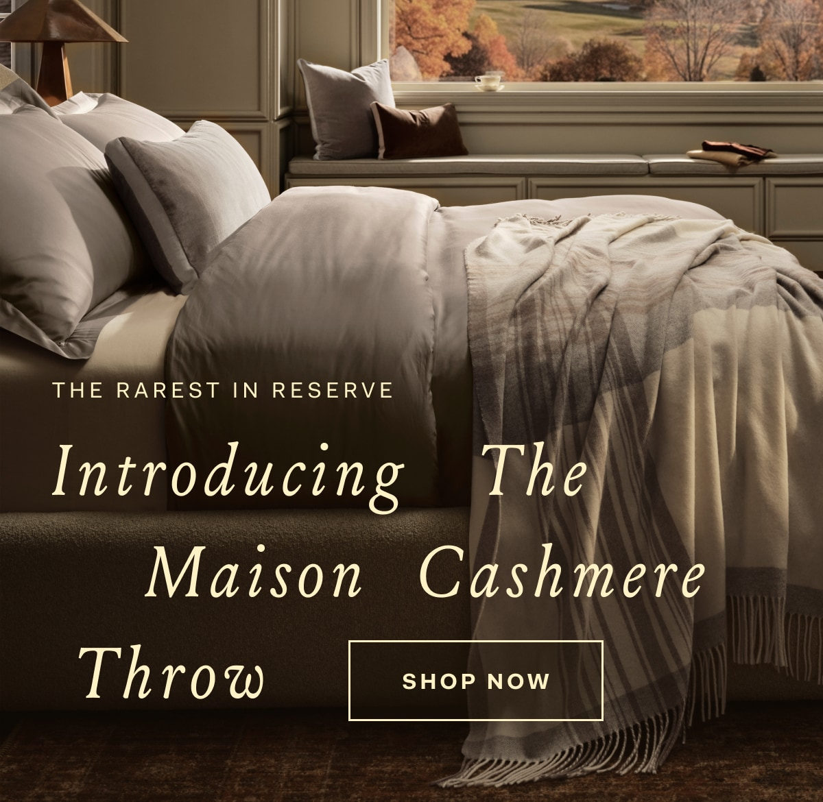 The Rarest In Reserve Introducing The Maison Cashmere Throw SHOP NOW 