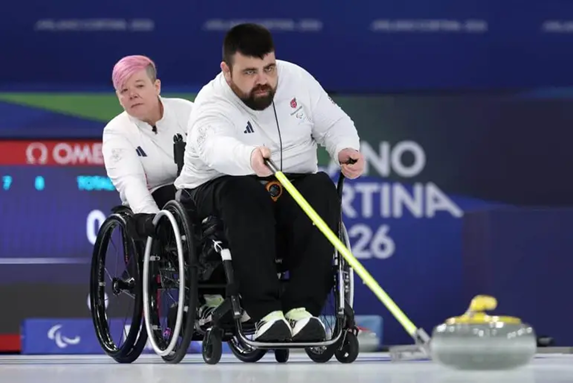 The art of the perfect shot in wheelchair curling, where there’s no ‘cheating’ (sweeping)