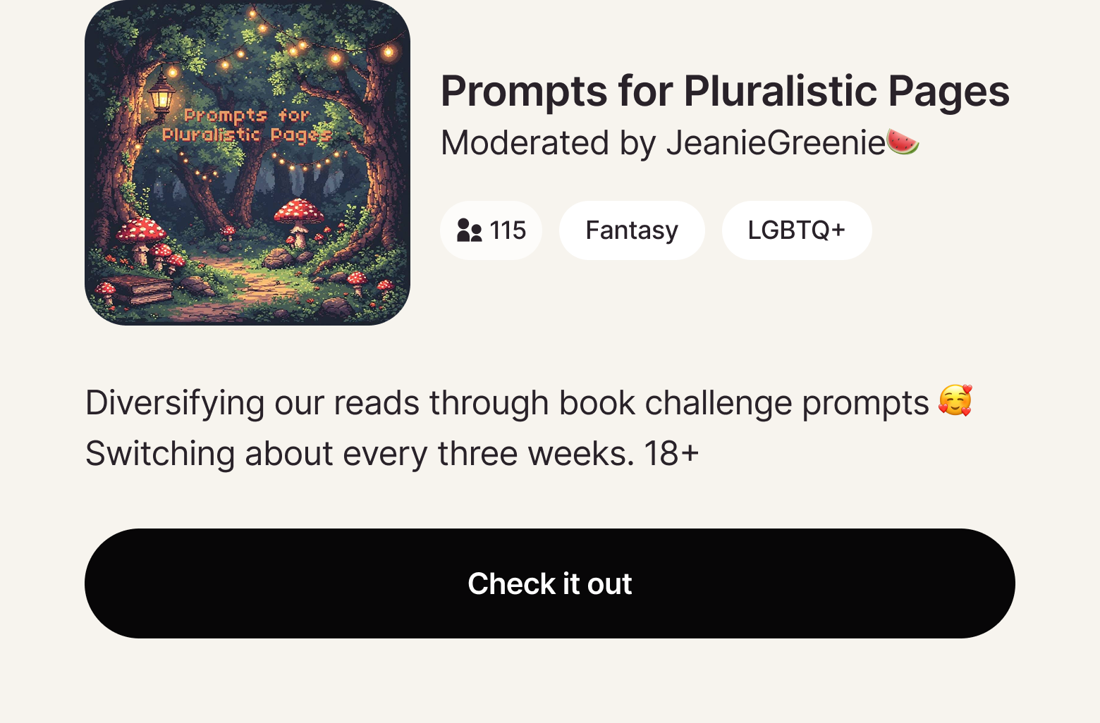 Prompts for Pluralistic Pages
