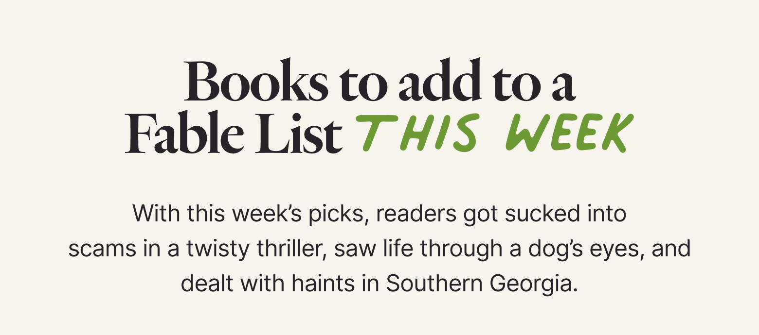 Books Most-Added to Fable this week