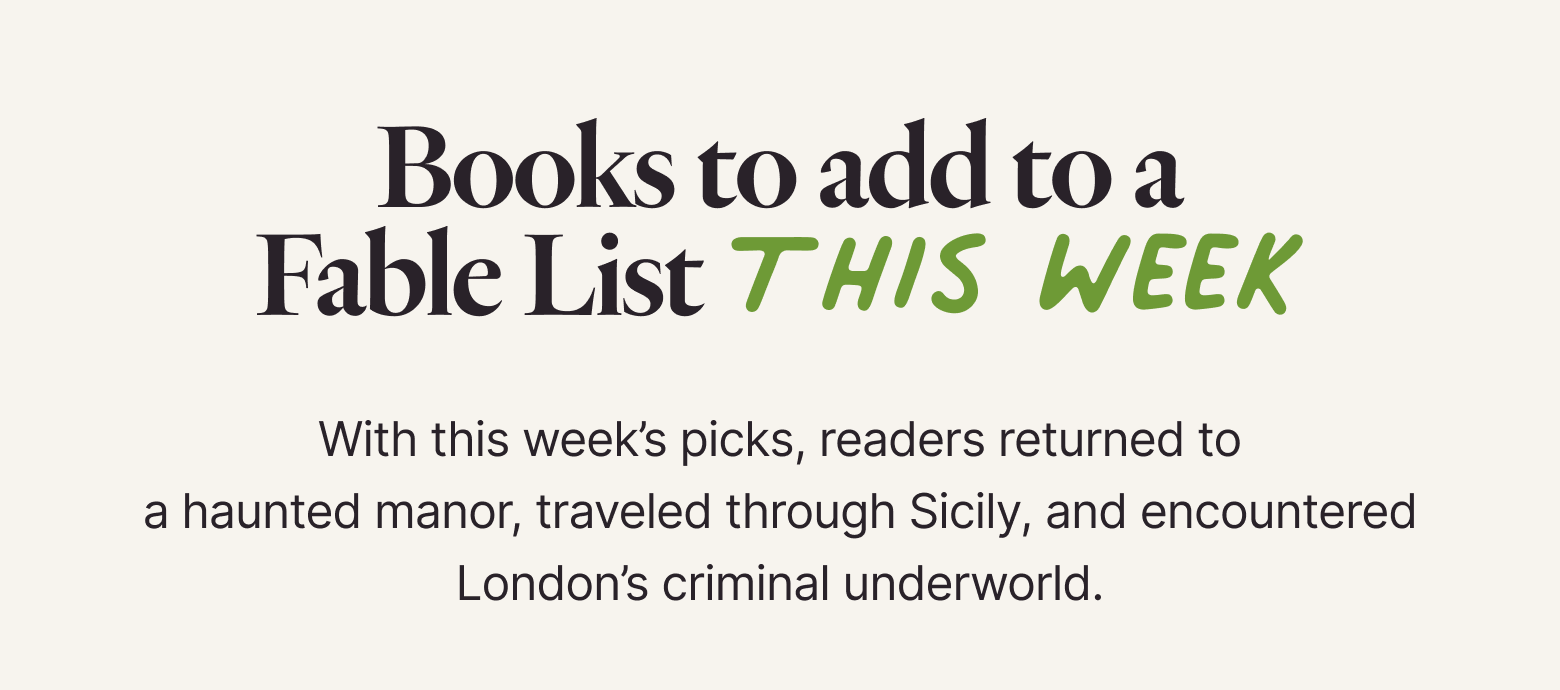 Books Most-Added to Fable this week