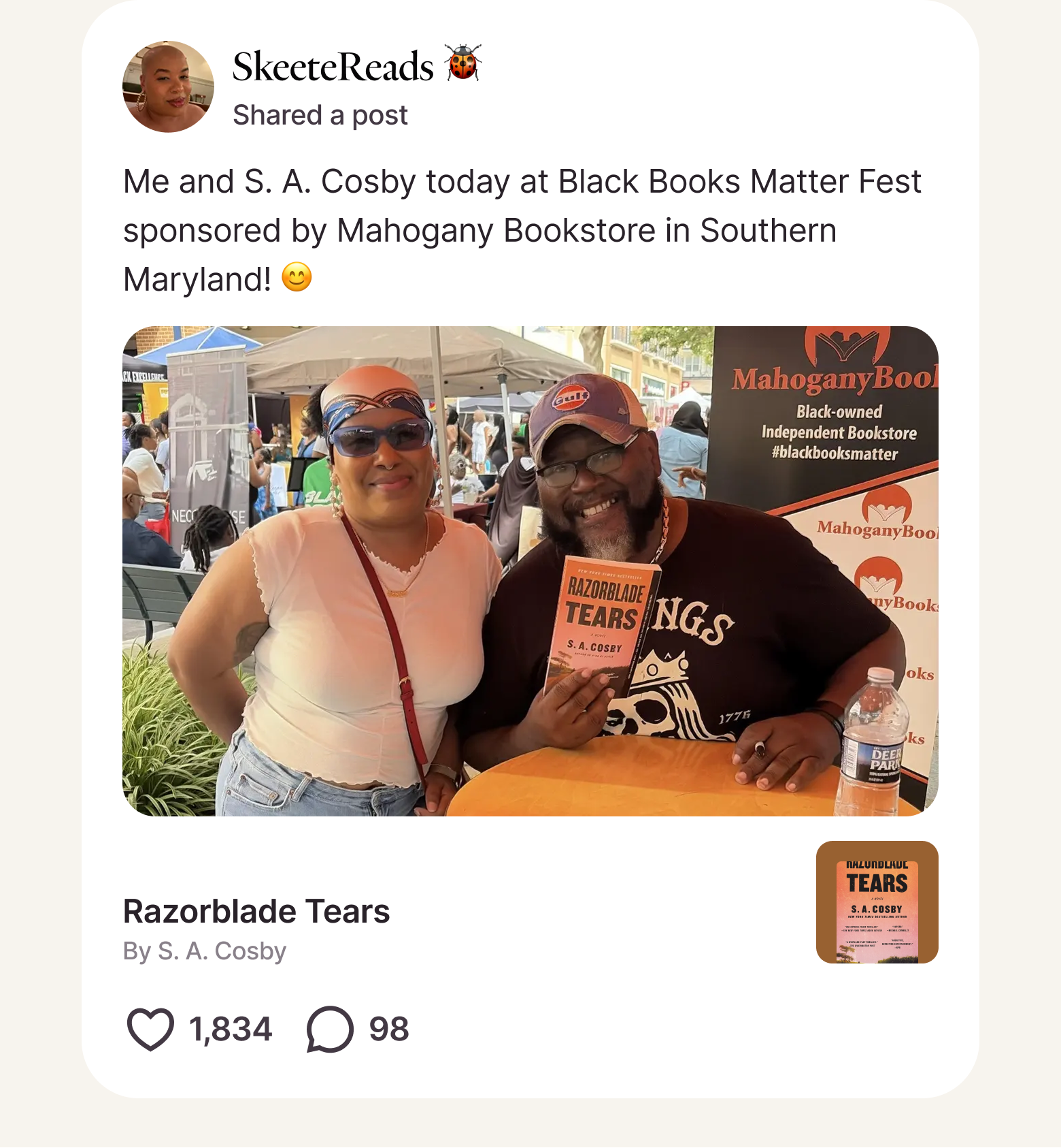 Post from SkeeteReads🐞