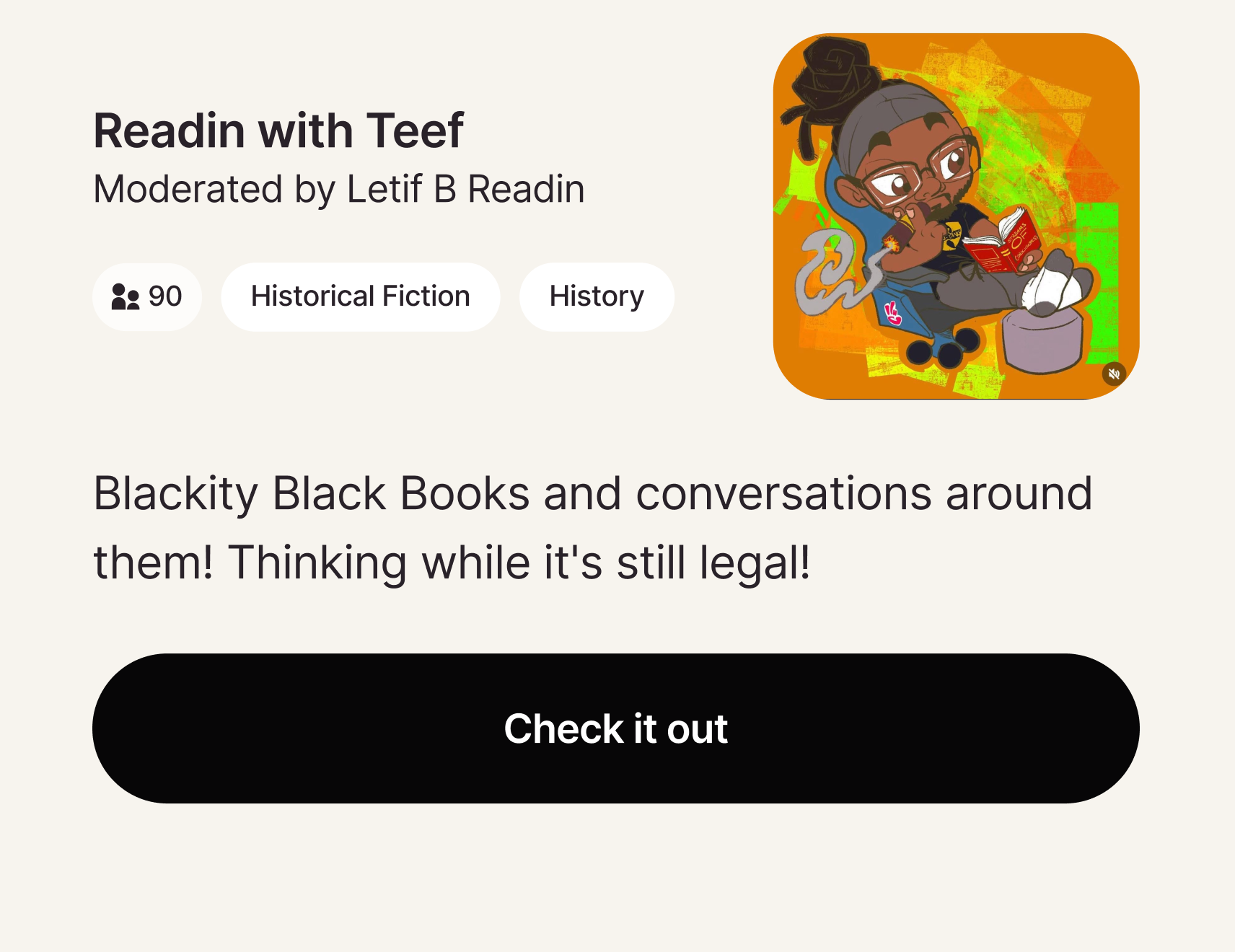 Readin with Teef