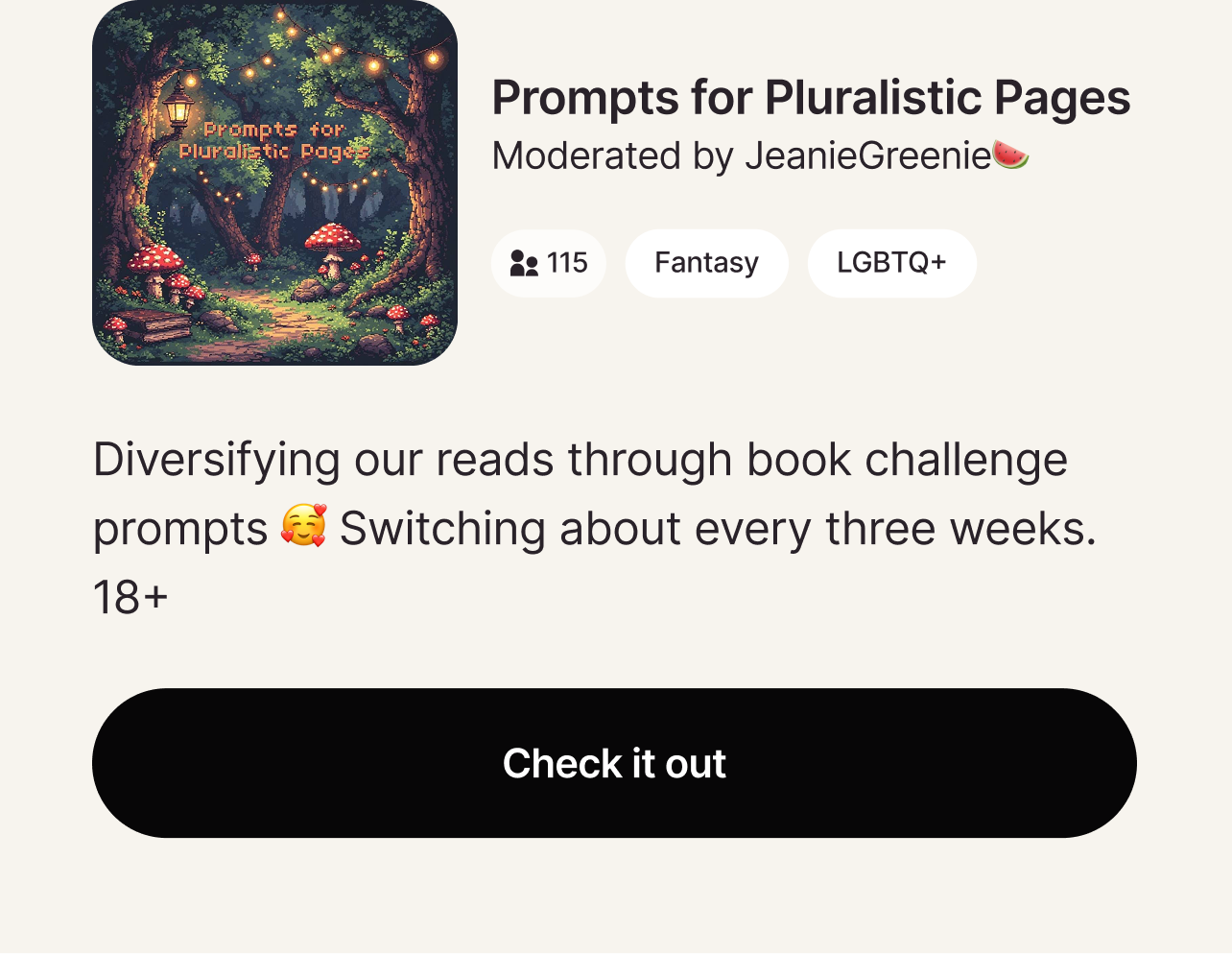 Prompts for Pluralistic Pages