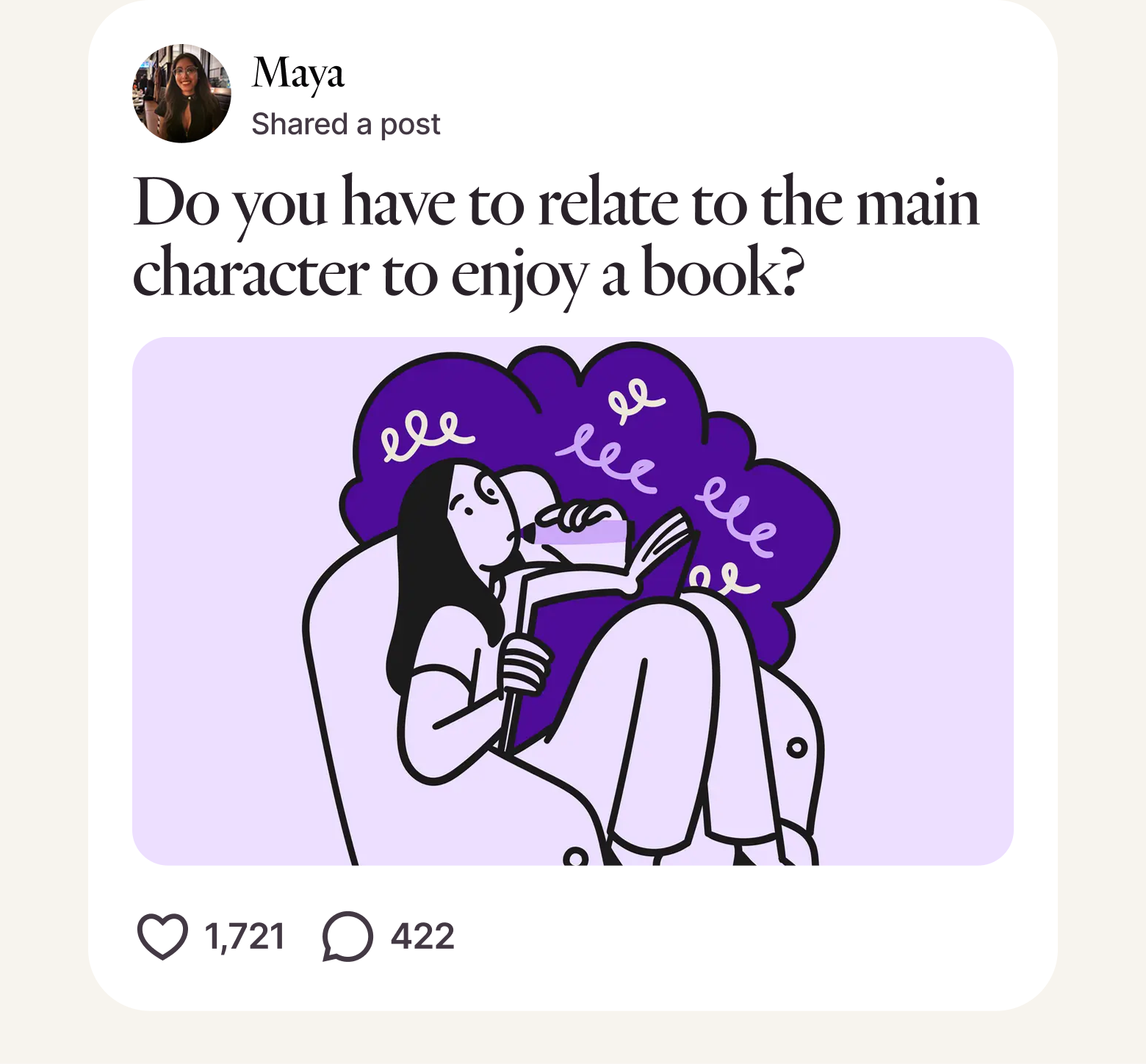 Post from Maya