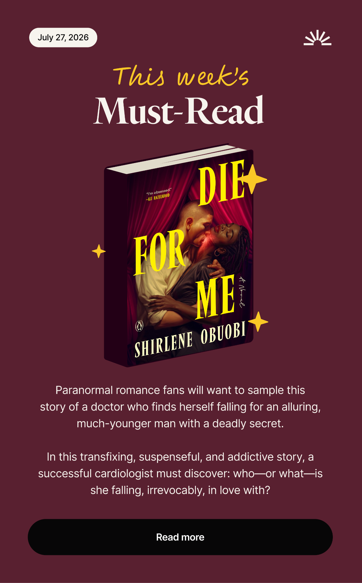 Die for Me