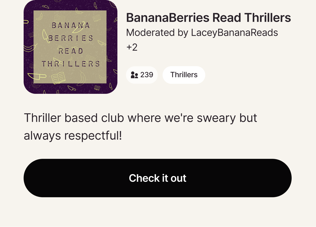 BananaBerries Read Thrillers