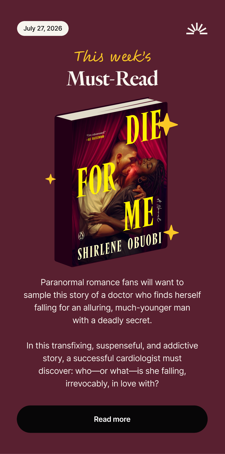 Die for Me