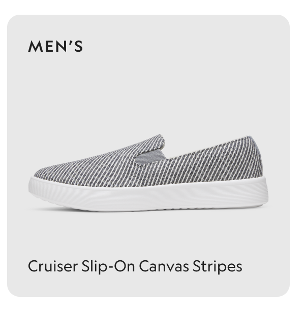 Cruiser Slip-on Canvas Stripes