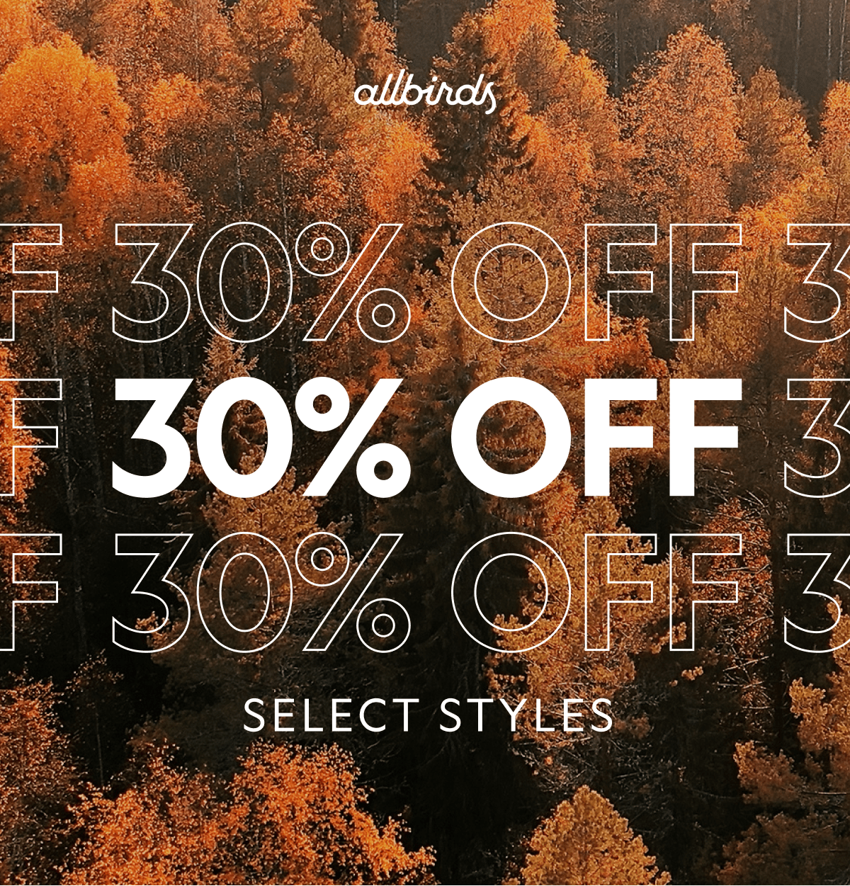 30% Off select styles