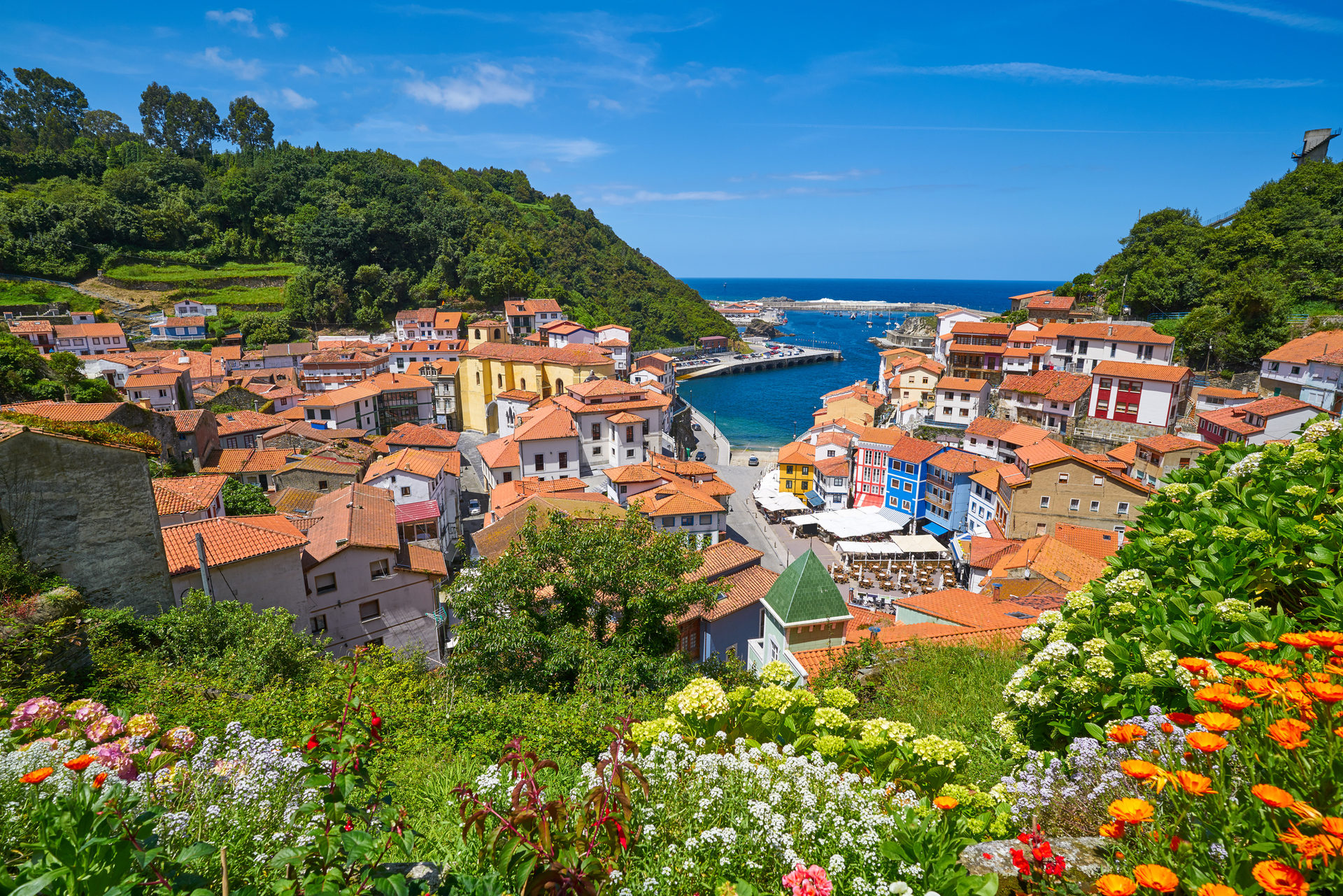 Spanish coastal village