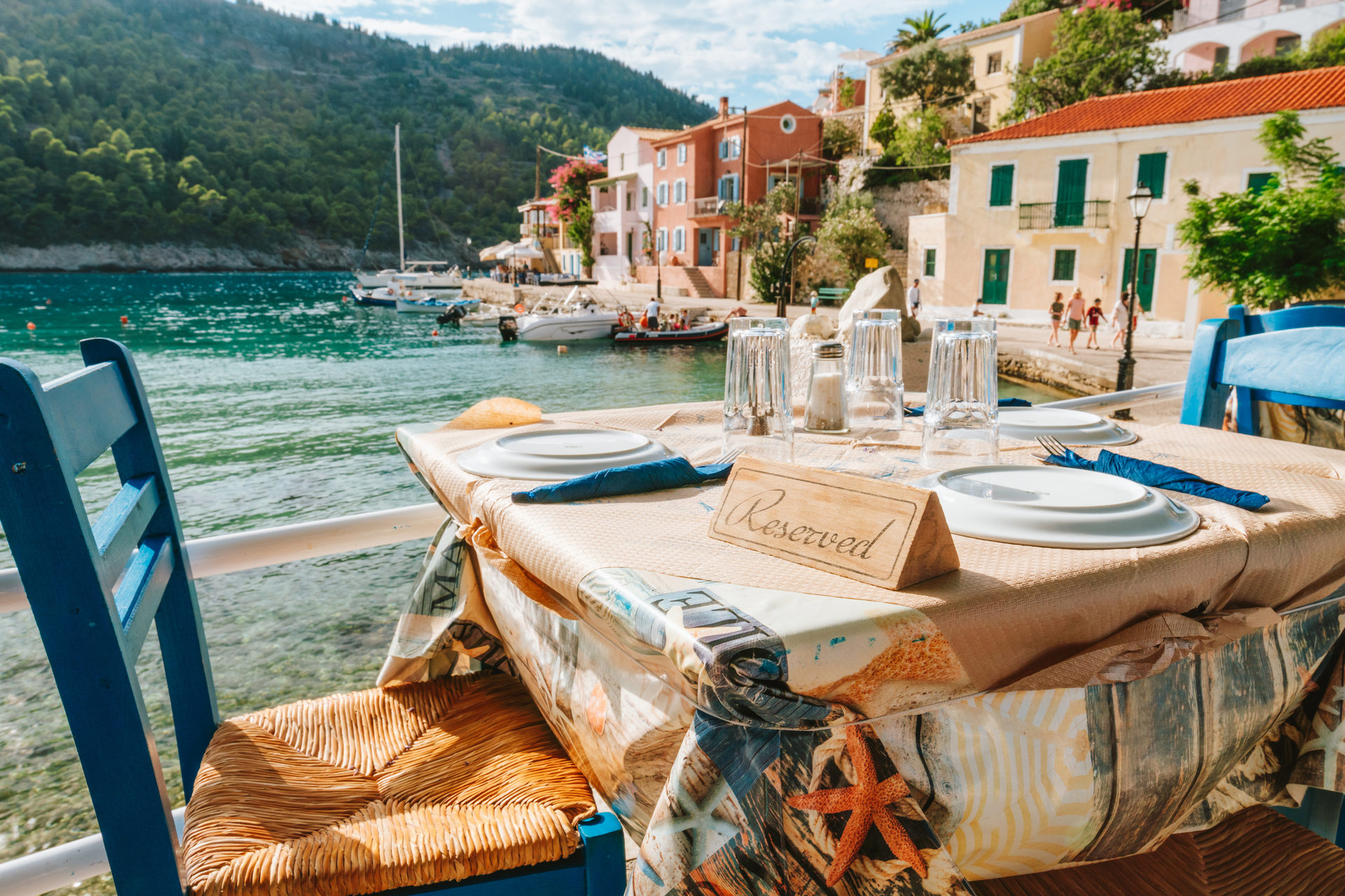 European coastal village