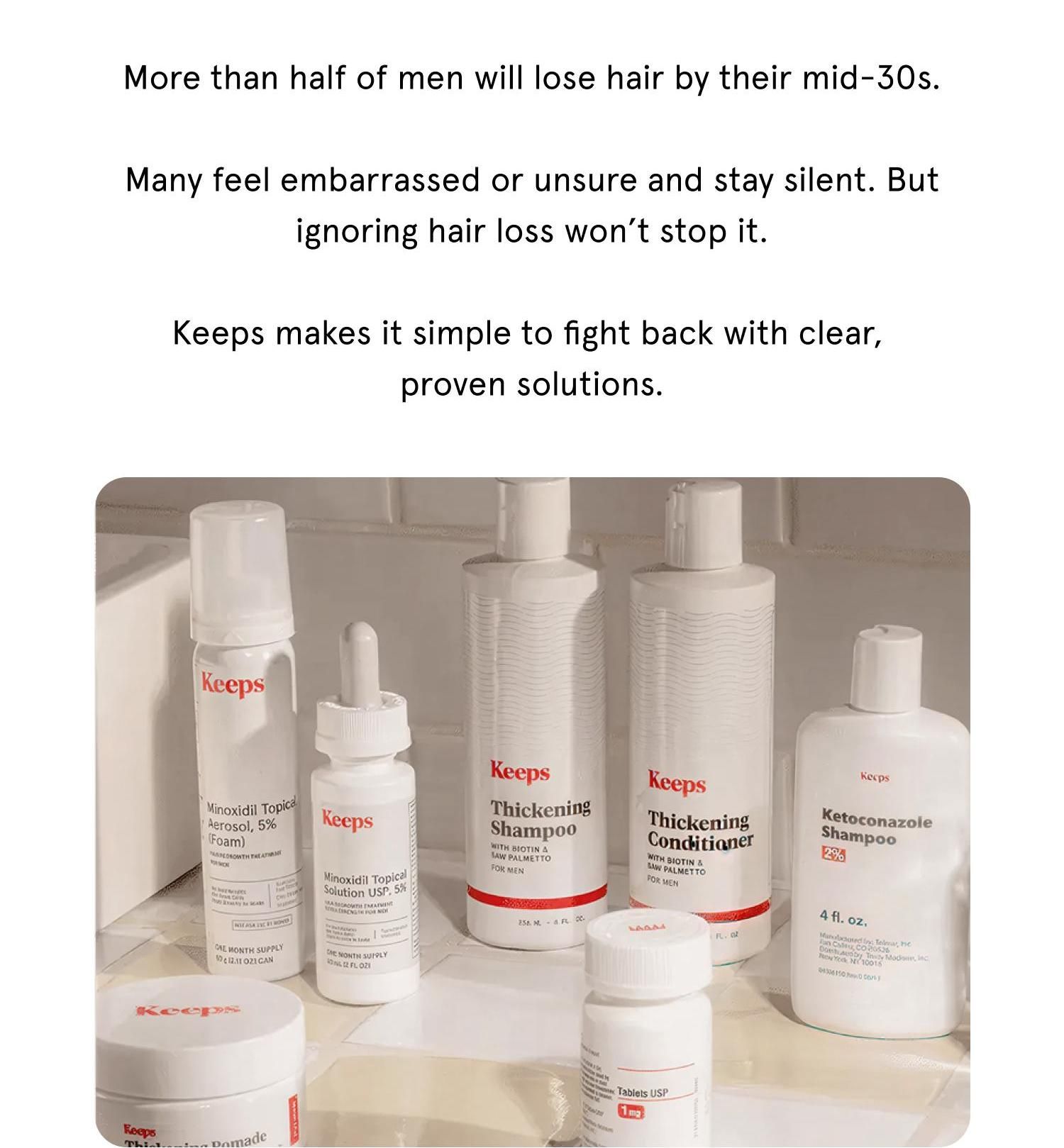 Keeps products