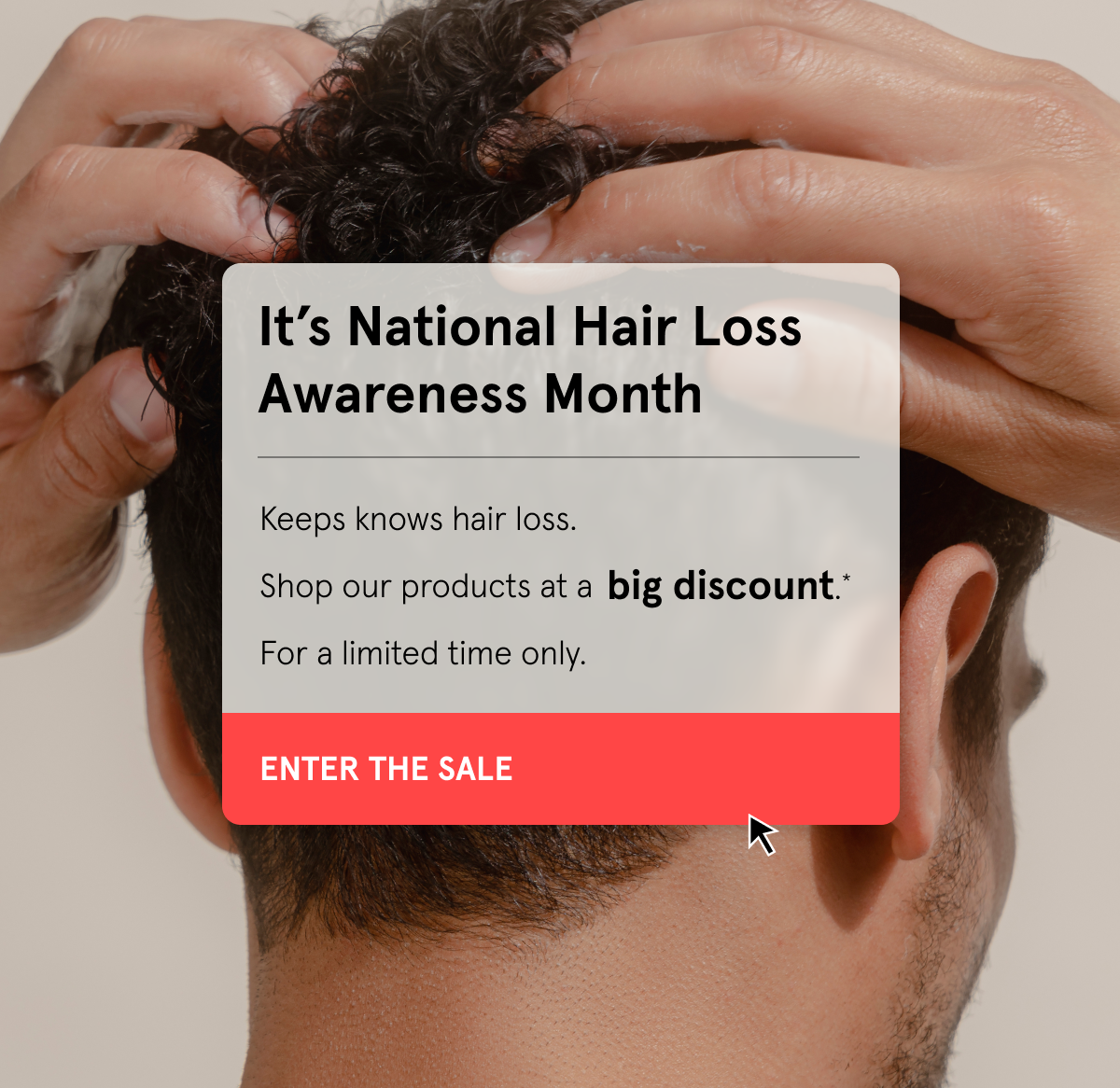 Up to 40% off everything hair 