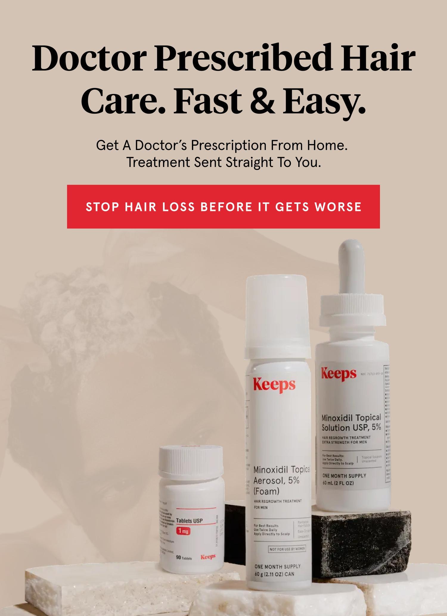 Doctor prescribed hair care