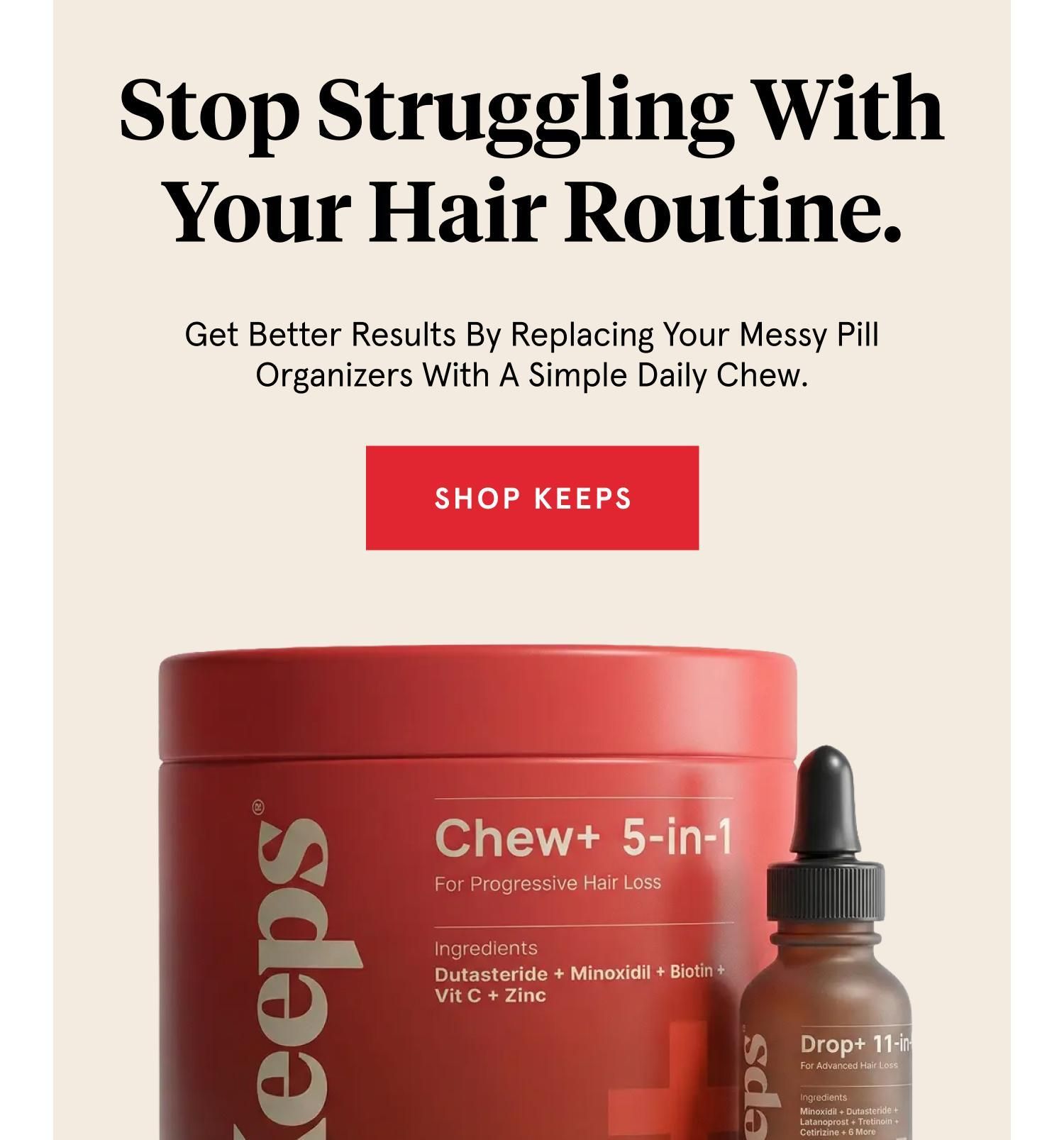 Stope struggling with your hair routine. 