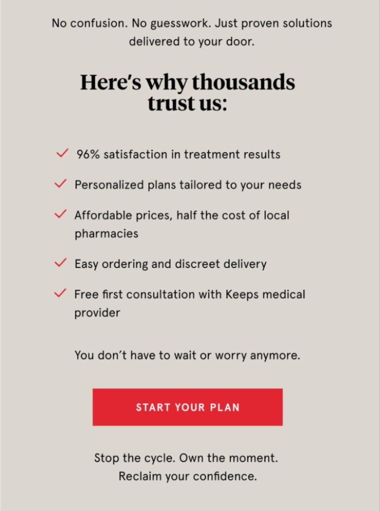 Here's why thousands trust Keeps: