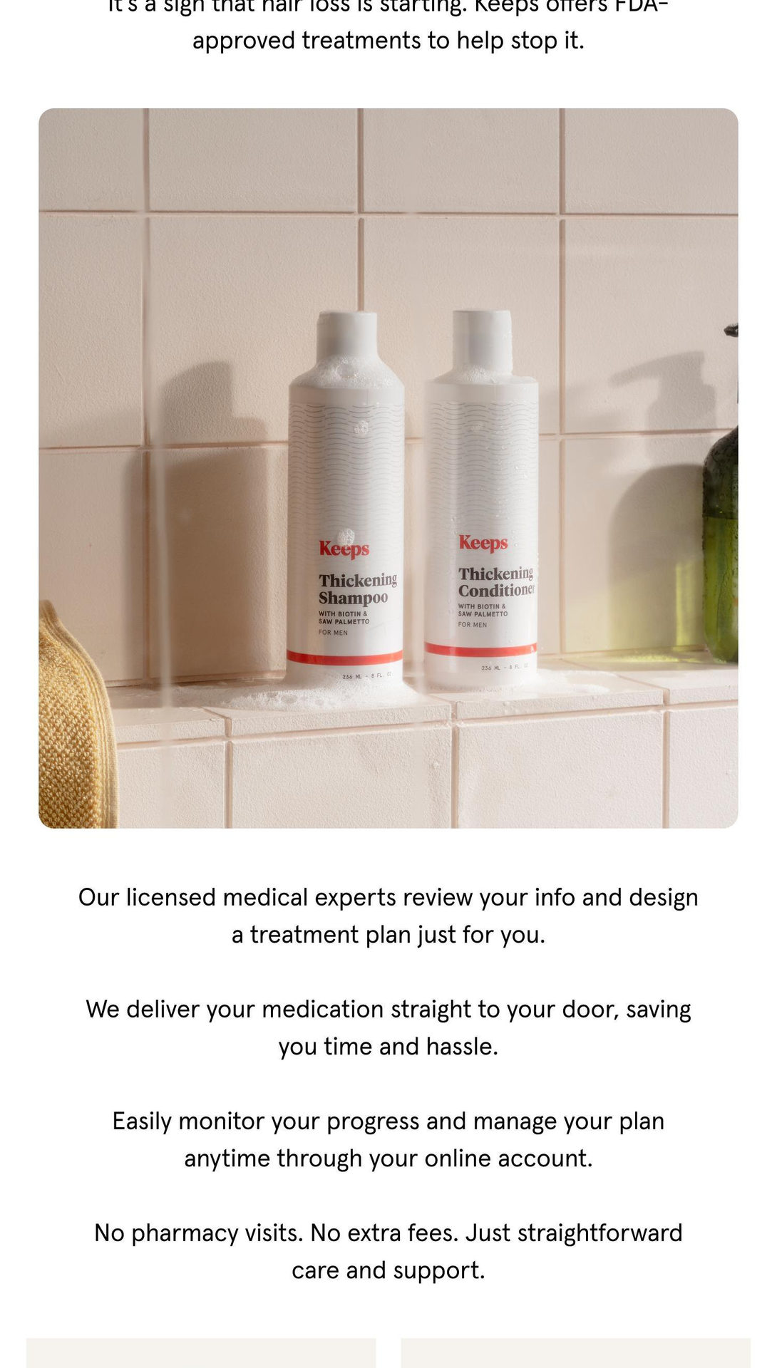 Licensed medical experts designing a plan just for you. 