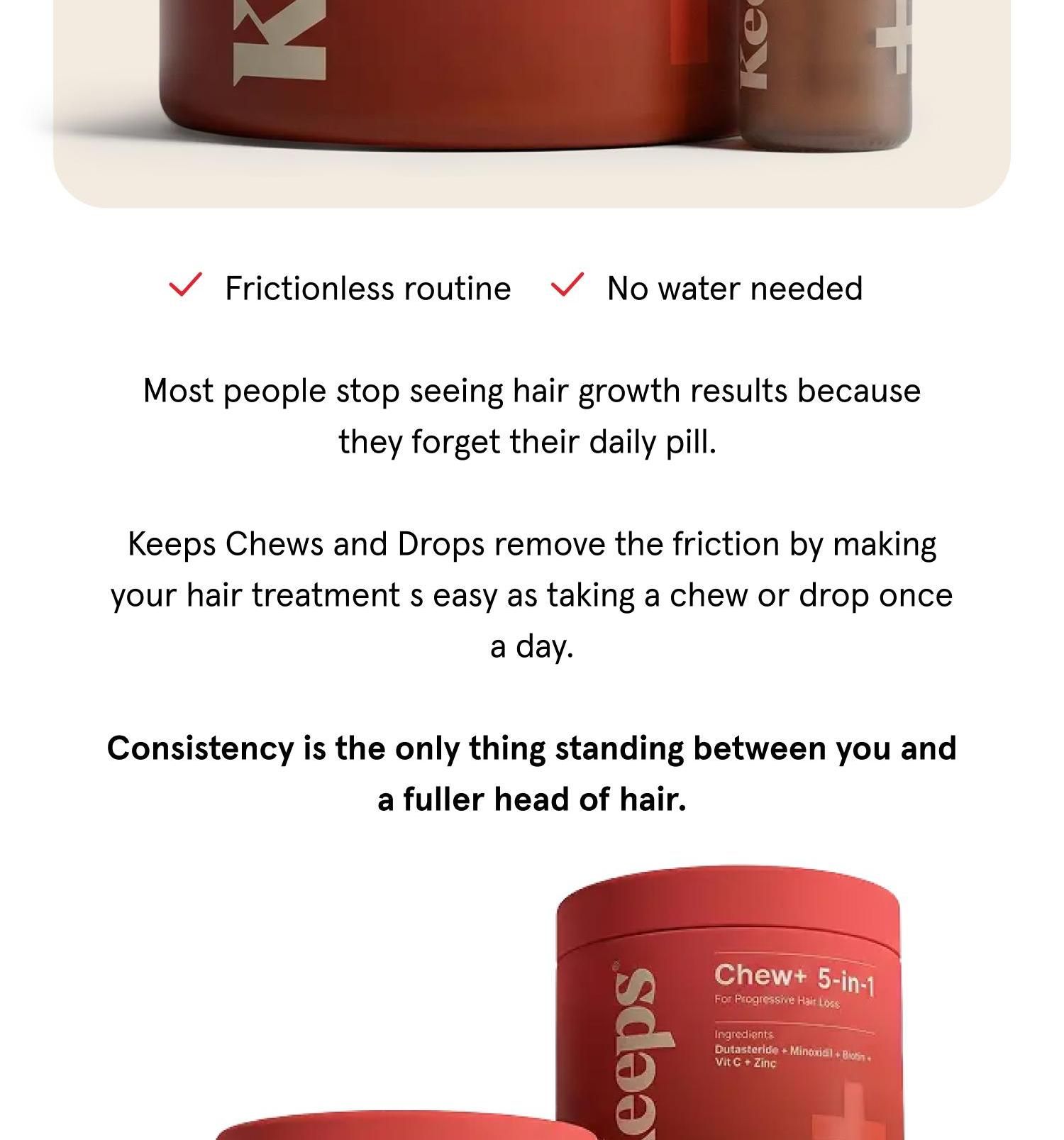 Stay consistent with Keeps