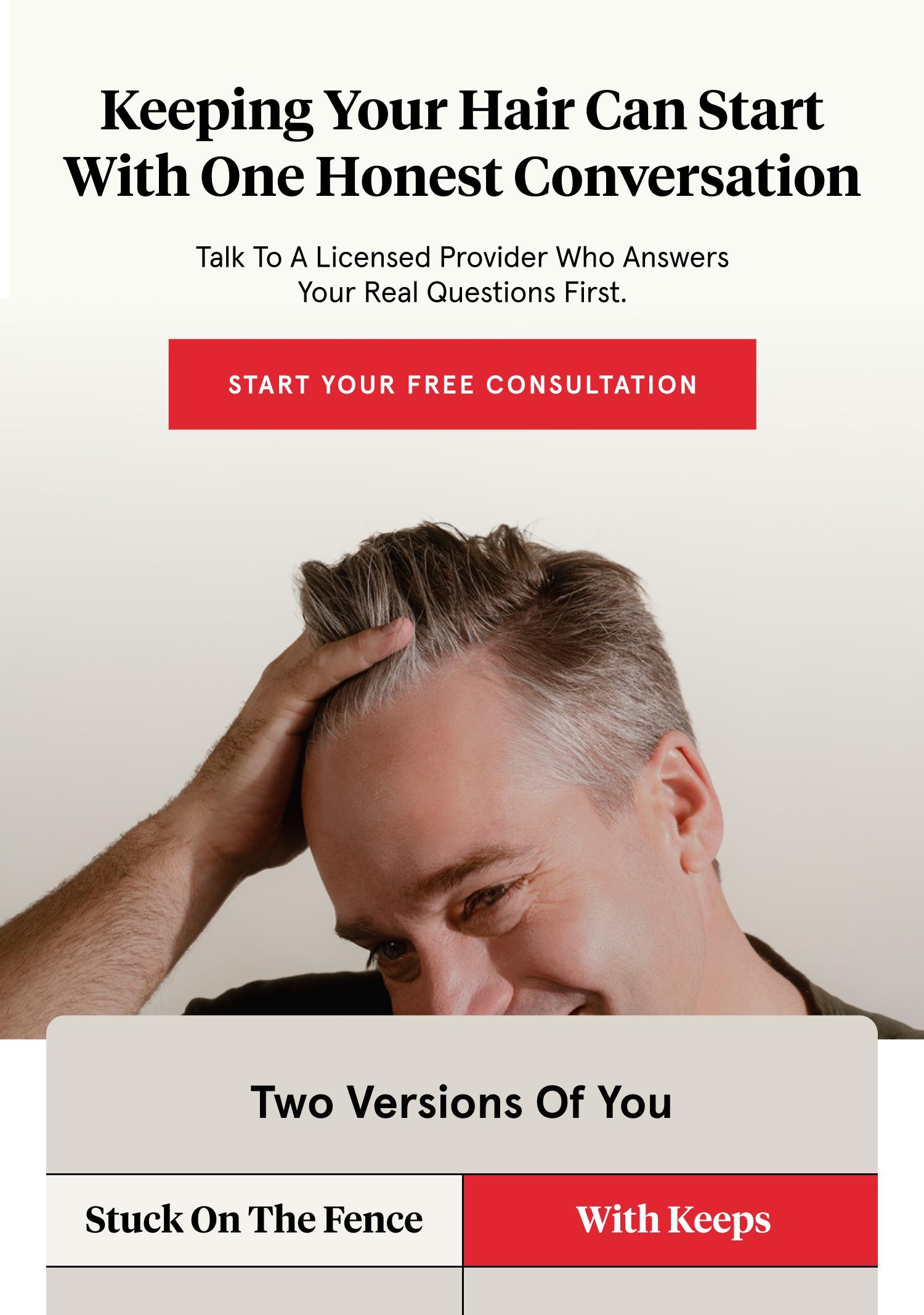 Keeping You Hair Can Start