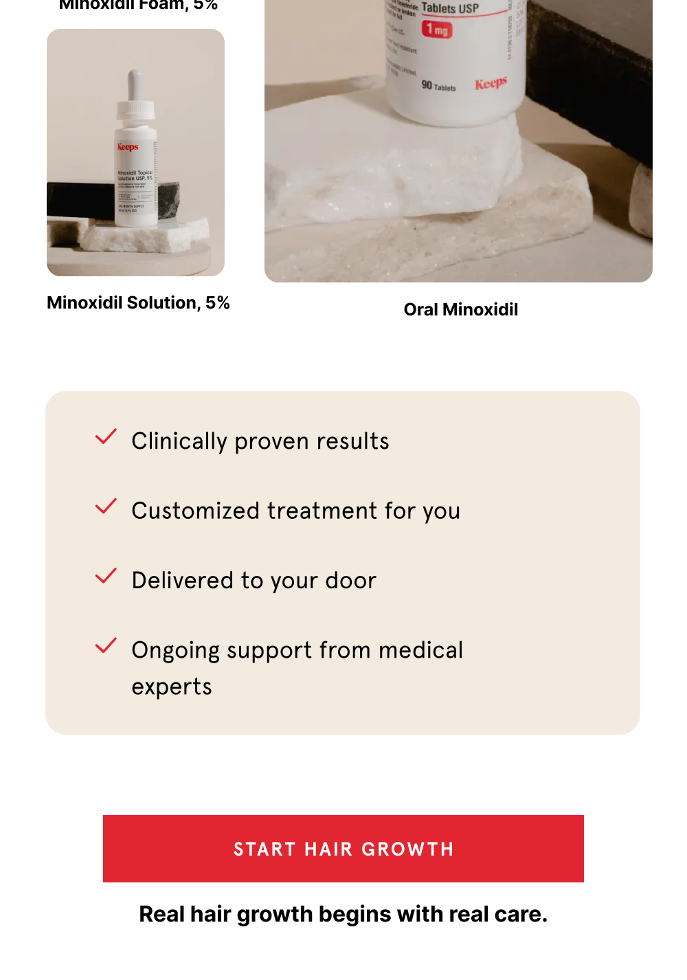 Real hair growth begins with real care. 