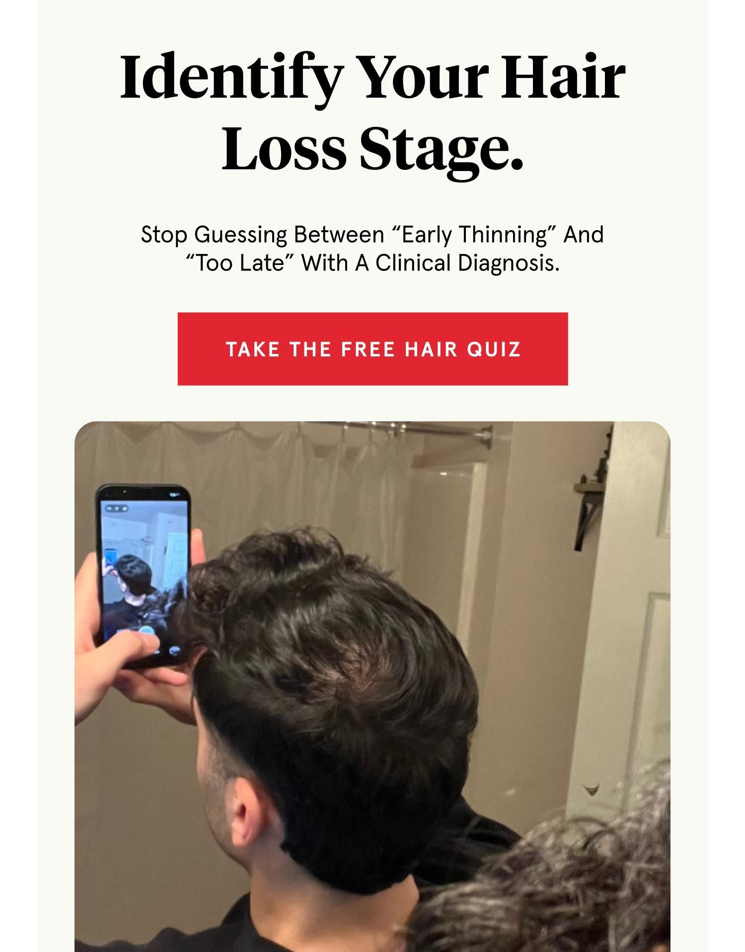 Take the free hair quiz. 