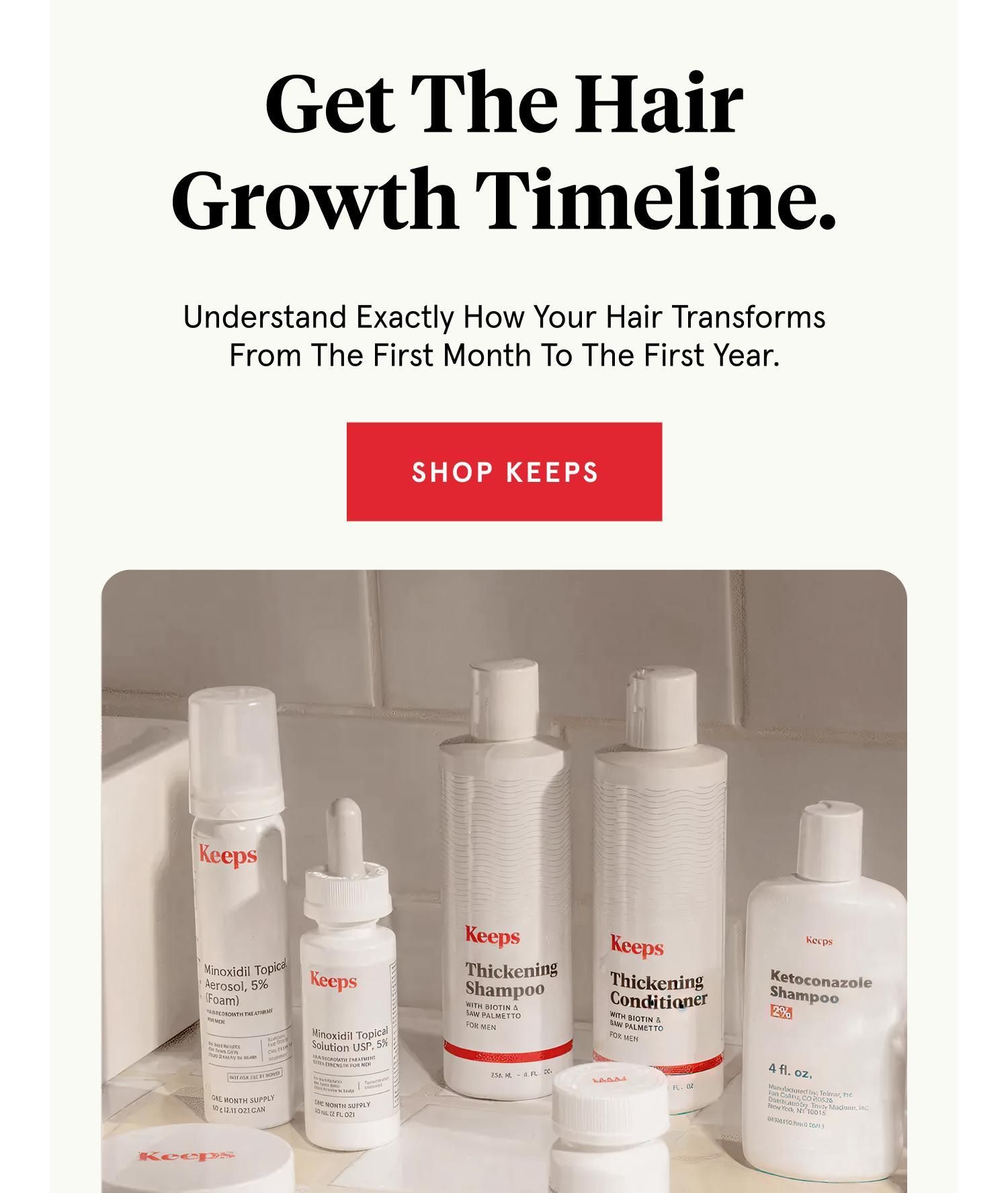 Get the hair growth timeline