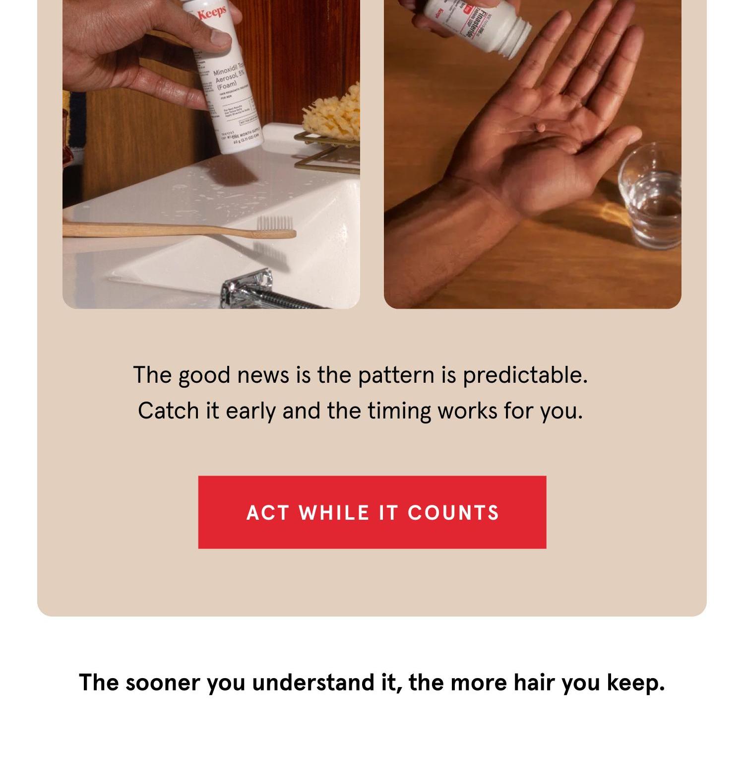 Act while it counts