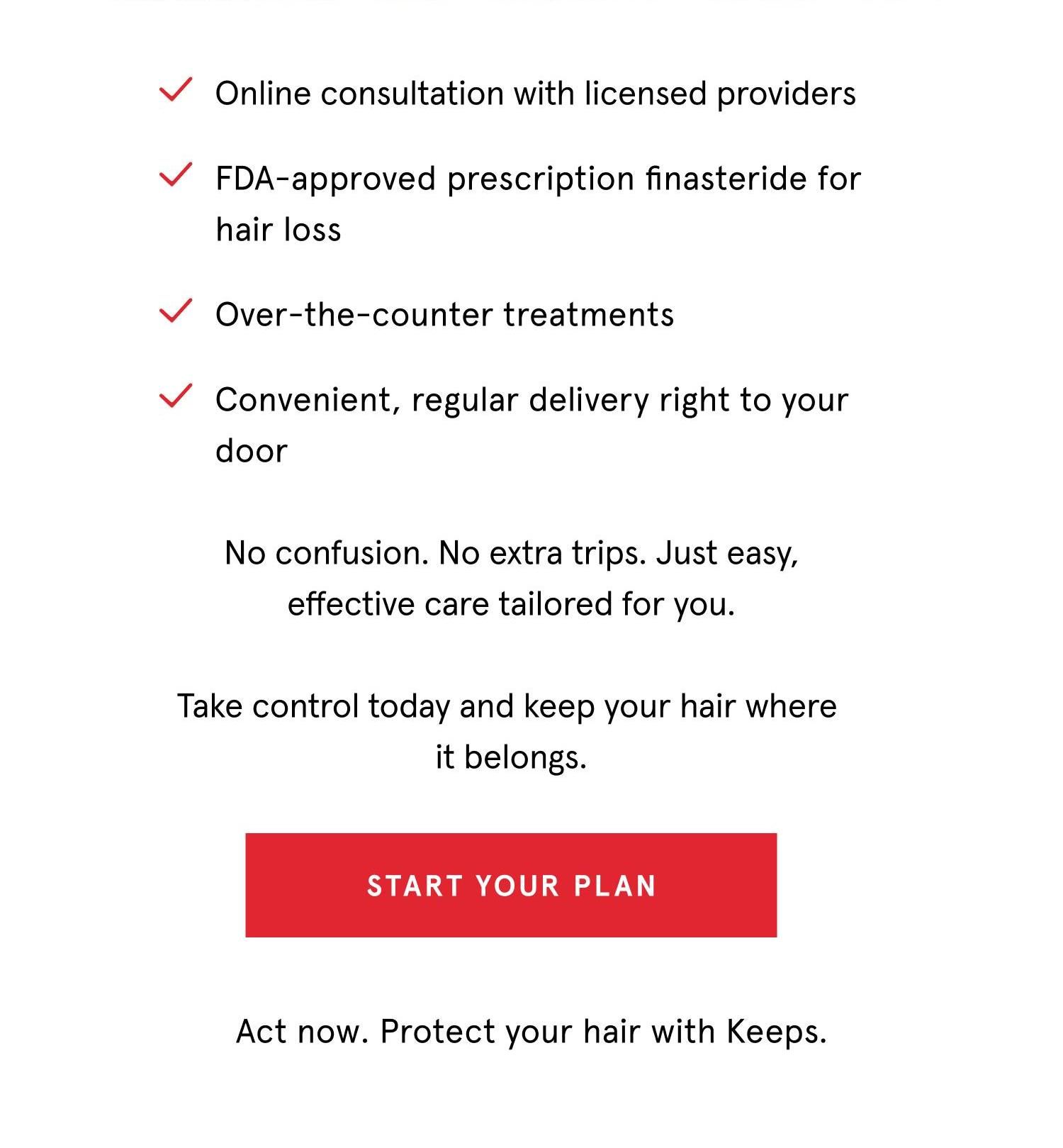 Start your plan with Keeps