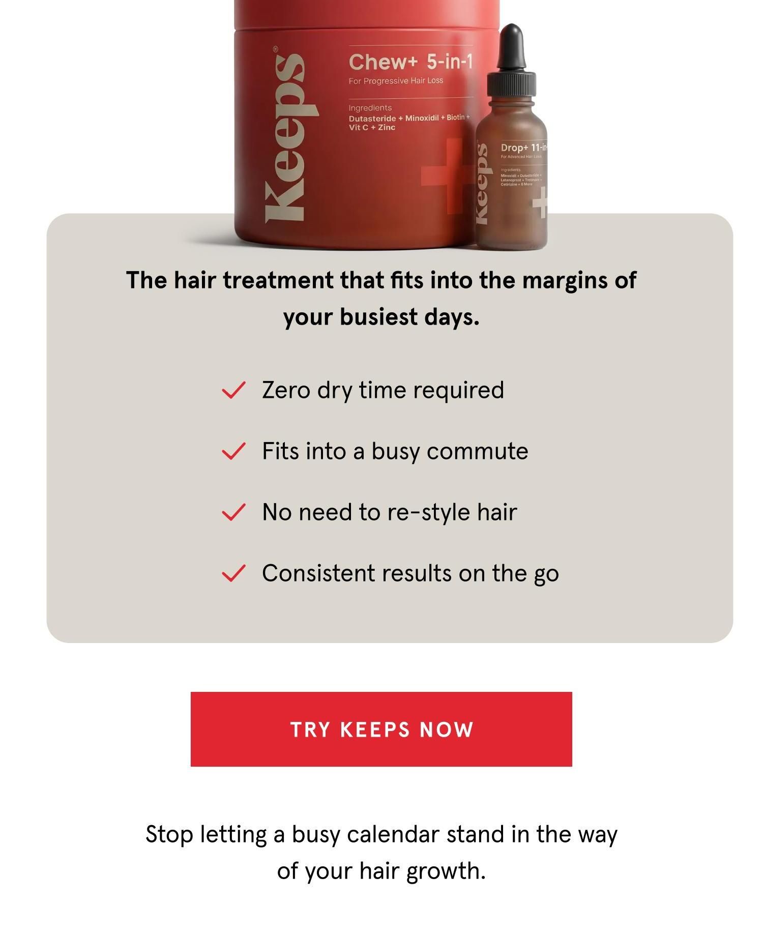 Keeps makes your hair healthy
