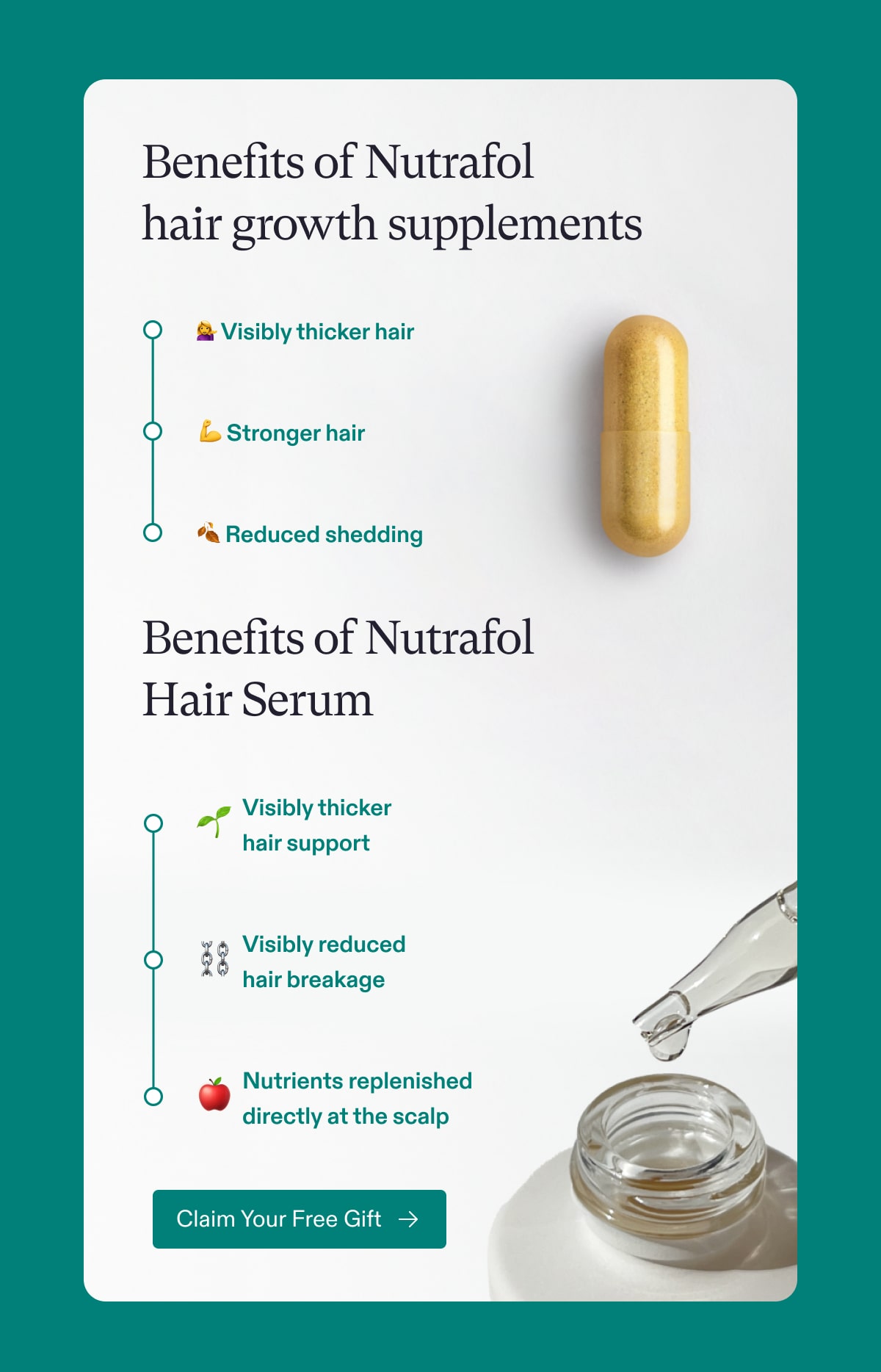 Benefits of Nutrafol hair growth supplements | Benefits of Nutrafol Hair Serum