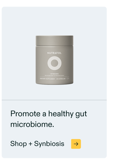 Promote a healthy gut microbiome. Shop + Synbiosis Promote a healthy gut microbiome. Shop + Synbiosis