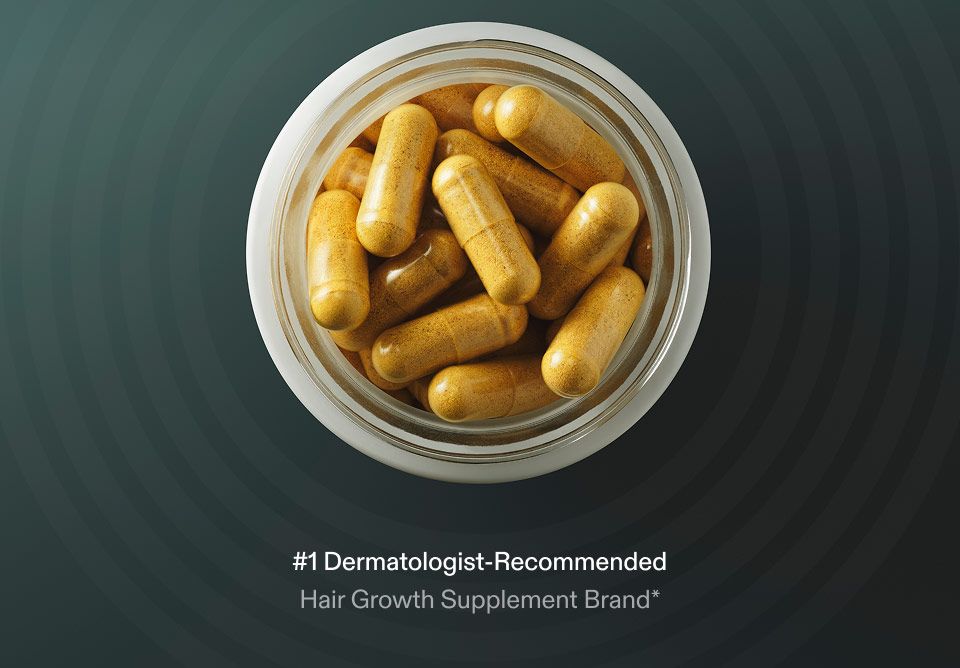 #1 Dermatologist-Recommended. Hair Growth Supplement Brand*.