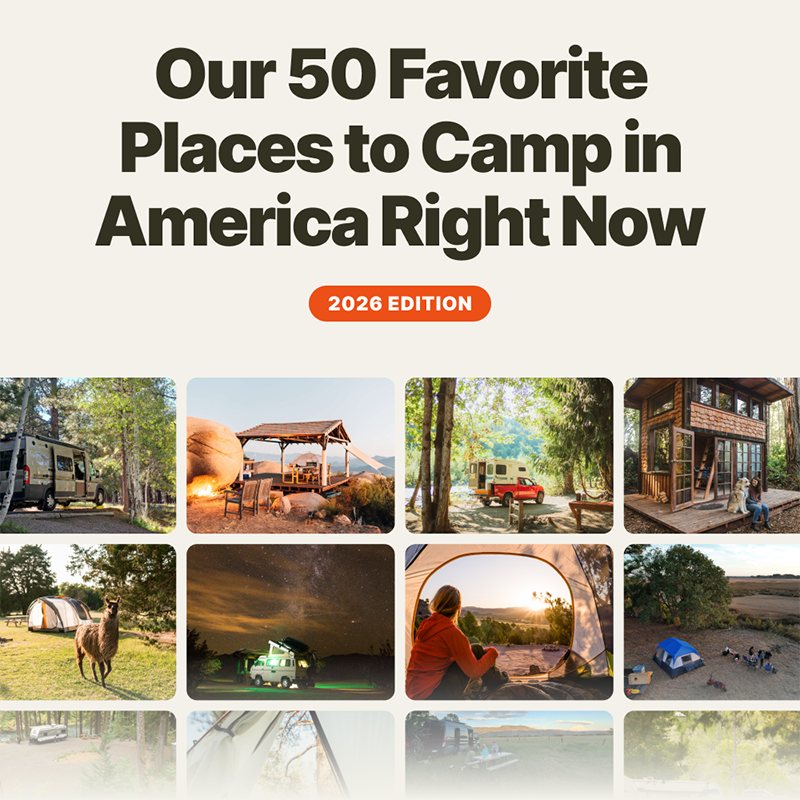 50 Favorite Places to Camp in 2026