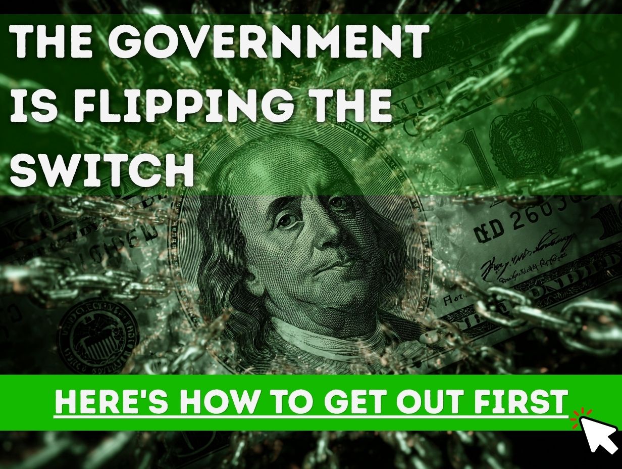 Benjamin Franklin in chains