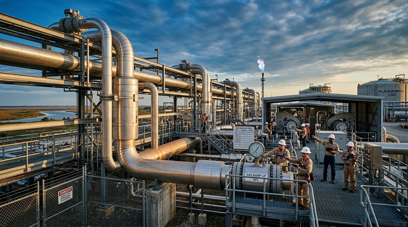Plaquemines LNG crushes ramp targеt: 4.1 Bcf/d by November proves modular model works