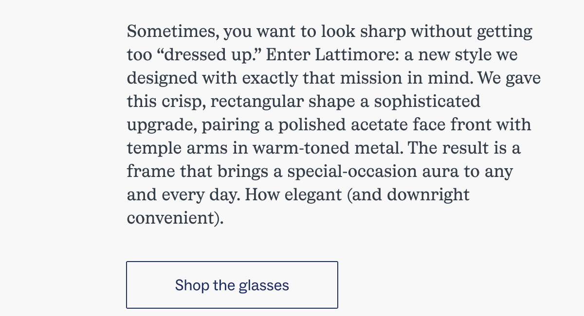 Shop the glasses Shop the glasses