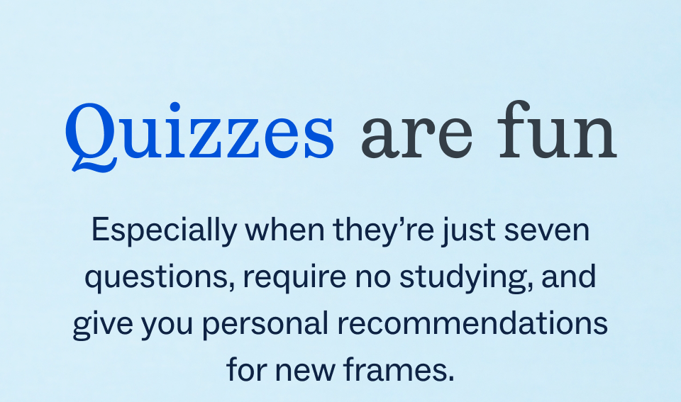 Quizzes are fun Quizzes are fun