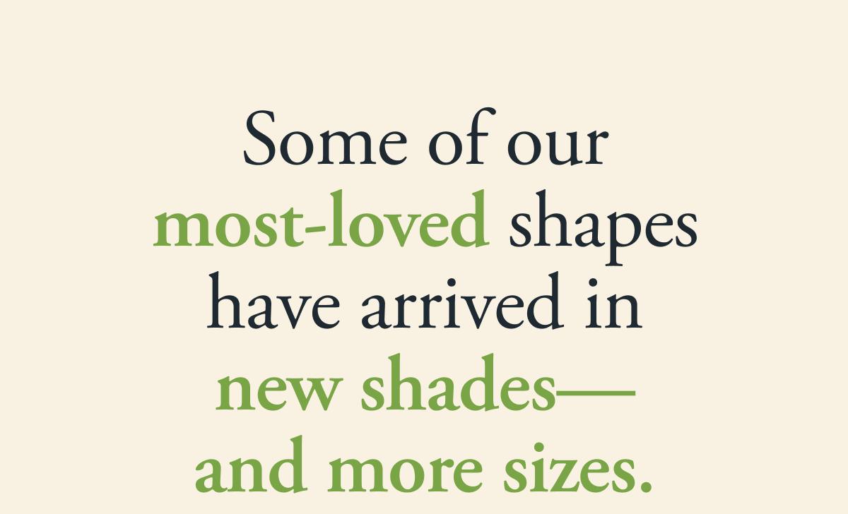some of our most-loved shapes some of our most-loved shapes
