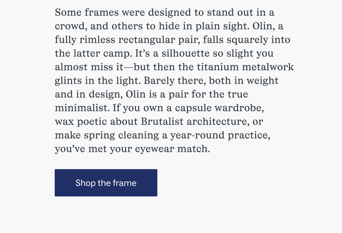 Shop the frame Shop the frame