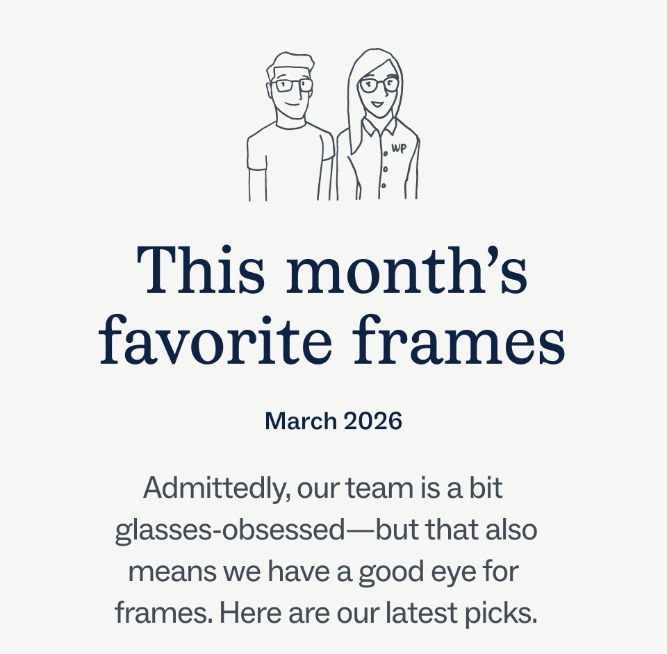 This month's favorite frames