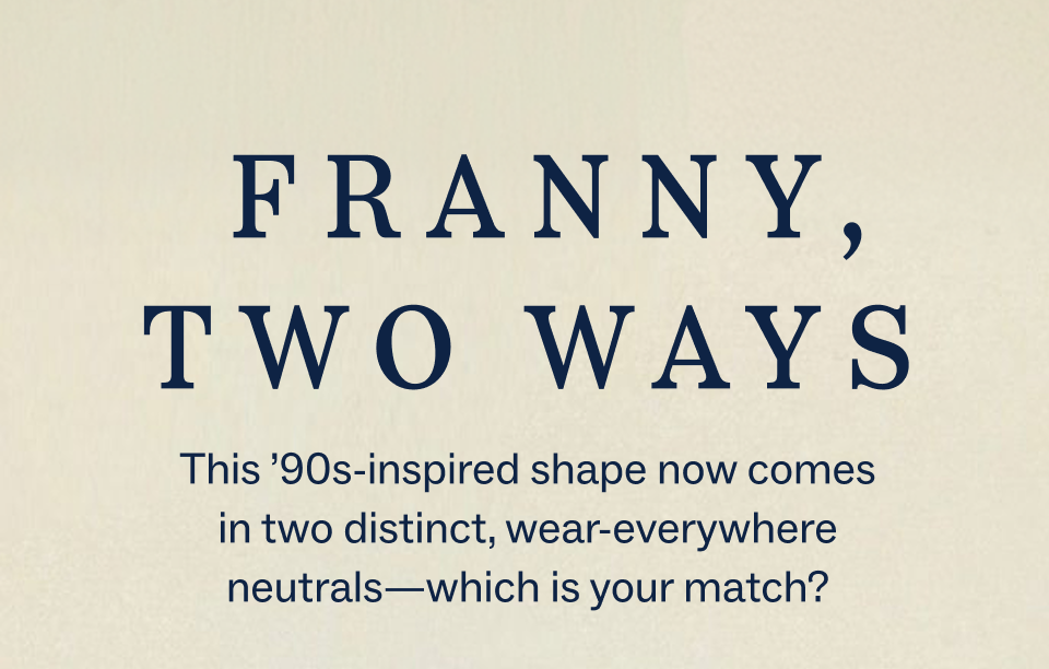 Franny, Two Ways Franny, Two Ways