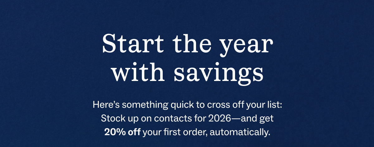 Start the year with savings