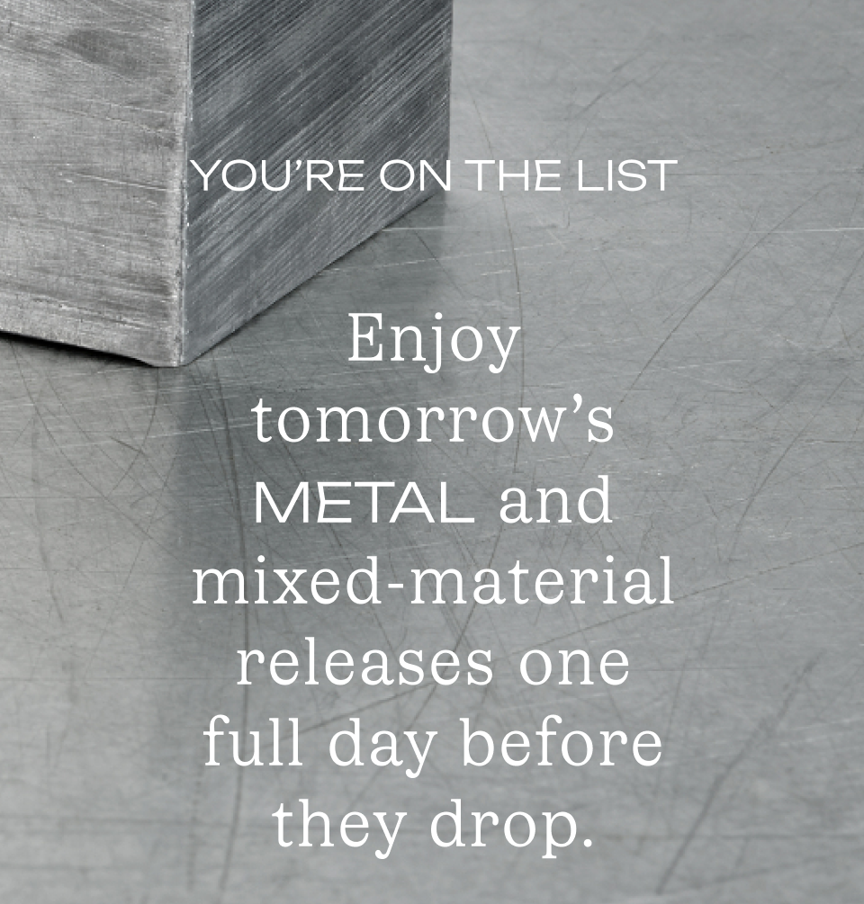 You're on the list You're on the list