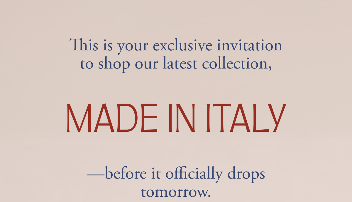 Made in Italy