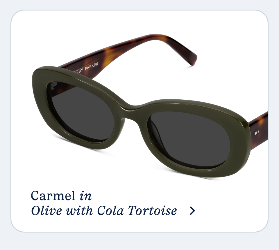 Carmel in Olive with Cola Tortoise Carmel in Olive with Cola Tortoise