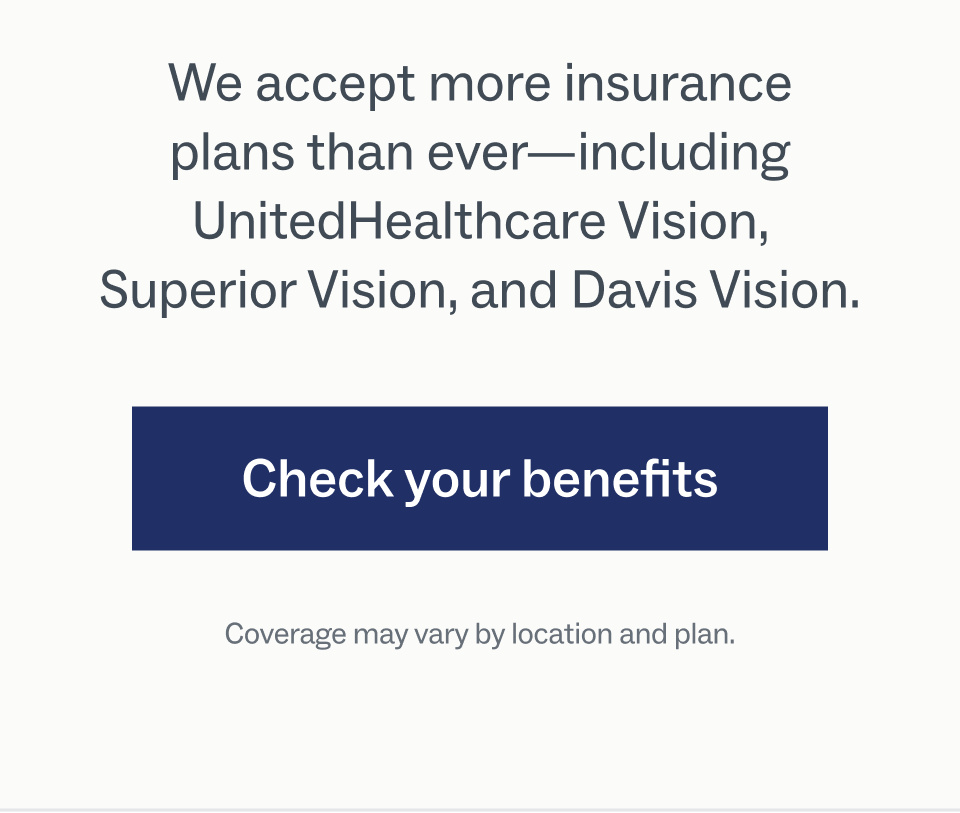 Check your benefits Check your benefits