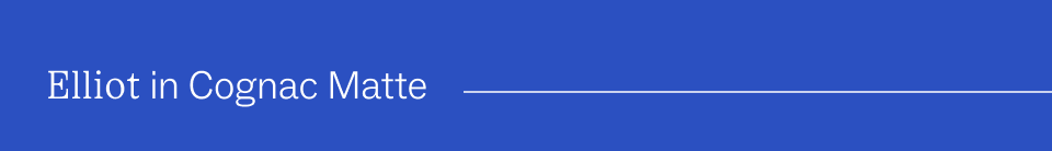 Elliot it Cognac Matte