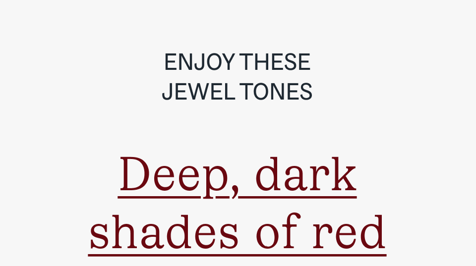 dark shades of red